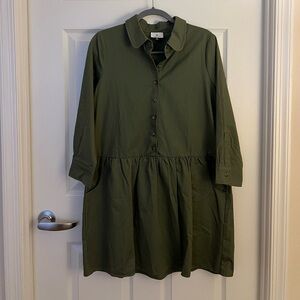 Tuckernuck Olive Green Dress